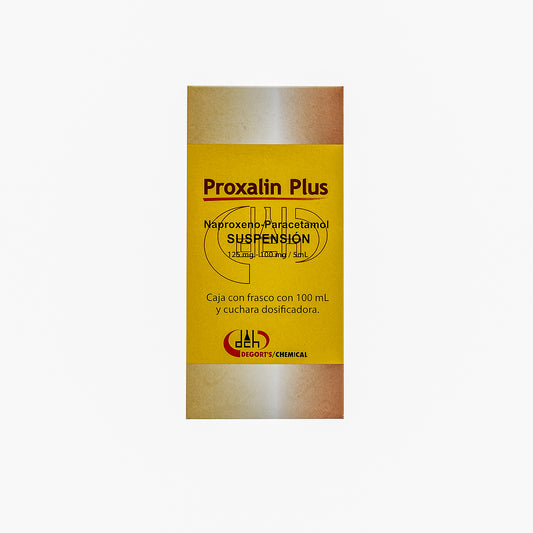 PROXALIN PLUS SUSP. Fco. 100 ML. 125-100 MG/5 ML.