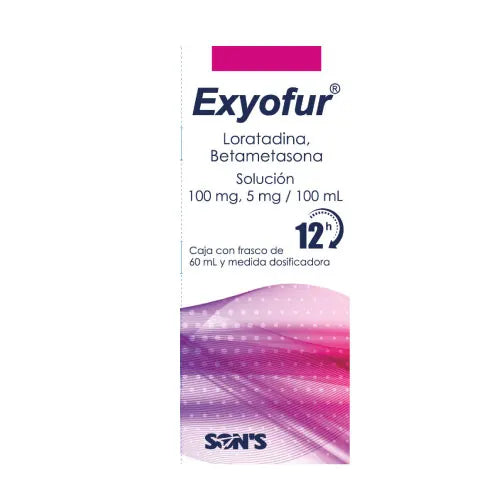 EXYOFUR SOL. 12H Fco 60 ML. 100-5 MG/100 ML.