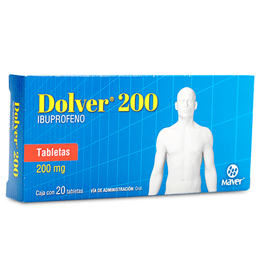DOLVER 200 c/20 TABS. 200 MG.