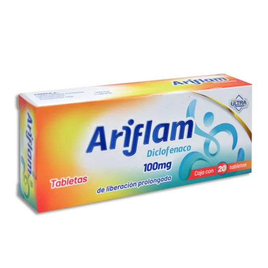 ARIFLAM c/20 TABS. L.P. 100 MG.