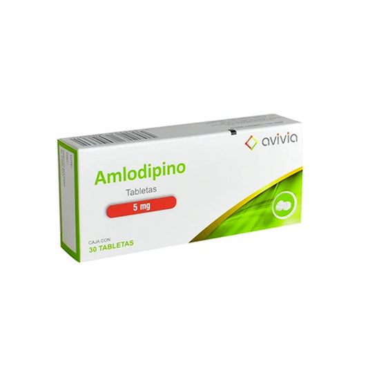 AMLODIPINO (Avivia) c/ 30 TABS. 5 MG.