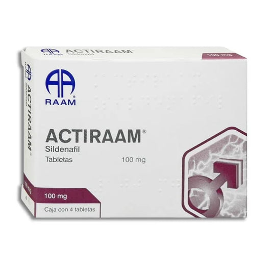 ACTIRAAM c/ 4 TABS. 100 MG.