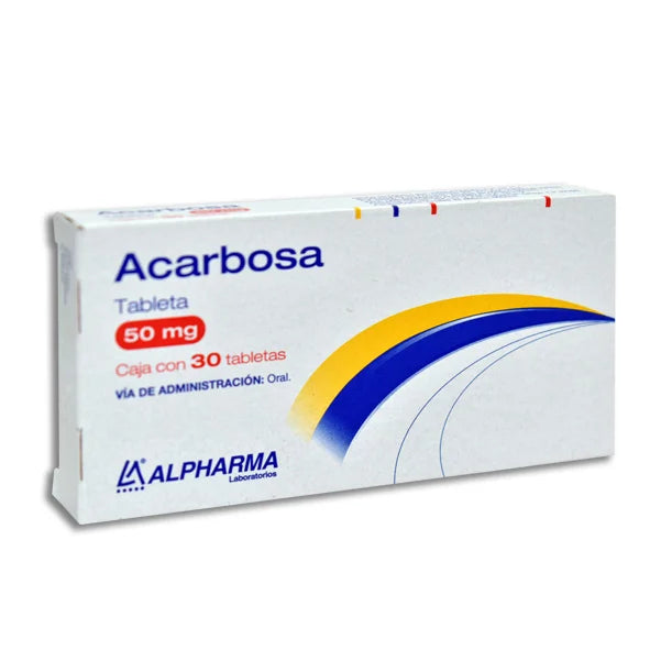 ACARBOSA (Alpharma) c/30 TABS. 50 MG.