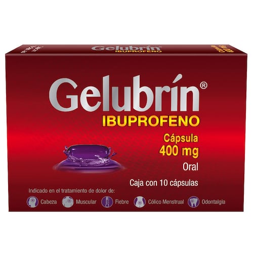GELUBRÍN c/10 CAPS. 400 MG.