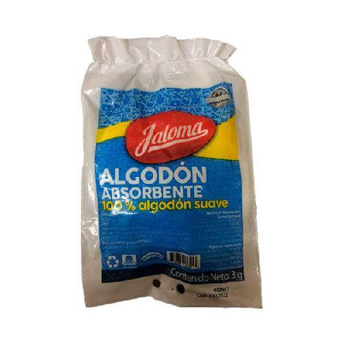 ALGODON ABSORBENTE PLISADO (Jaloma) Bolsa c/ 25 G.