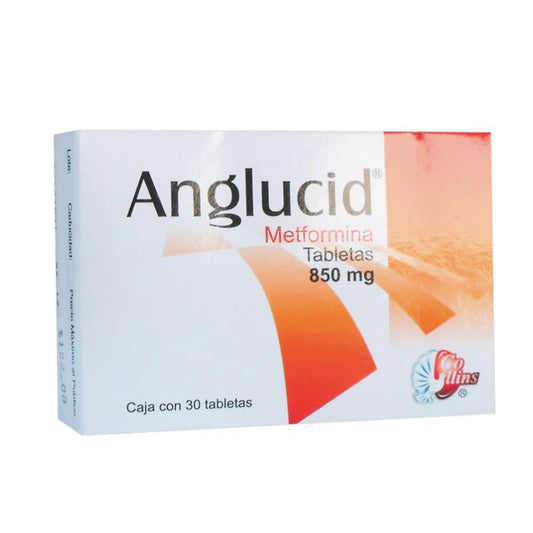 ANGLUCID c/30 TABS. 850 MG.