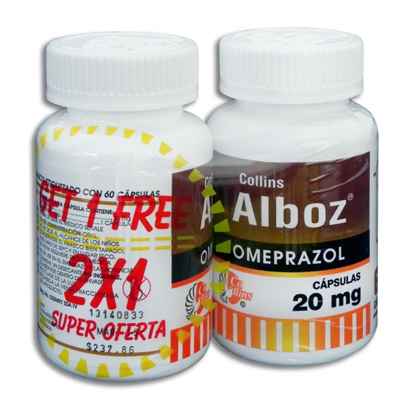 ALBOZ c/60 CAPS. 20 MG. (Oferta 2x1)