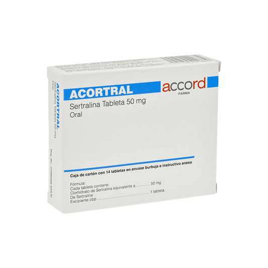 ACORTRAL c/14 TABS. 50 MG.