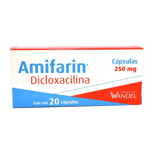 AMIFARIN c/20 CAPS. 250 MG.