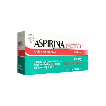 ASPIRINA PROTECT c/28 TABS. L.R. 100 MG.