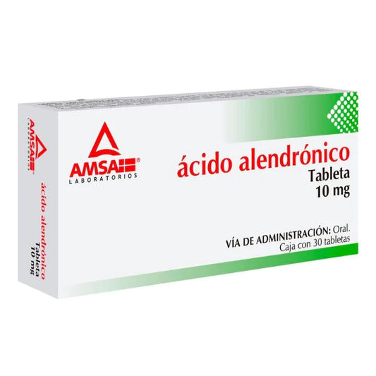 ÁCIDO ALENDRÓNICO (Amsa) c/ 4 TABS. 70 MG.