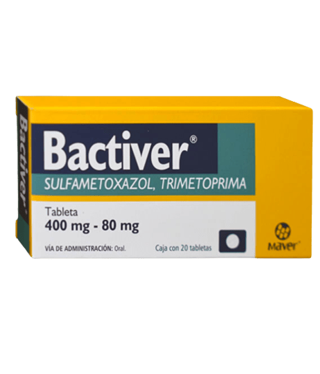 BACTIVER c/20 TABS. 400/80 MG.