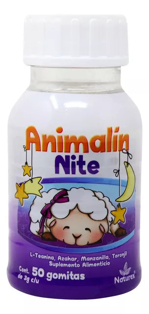 ANIMALIN NITE Fco. c/50 Gomitas. 3 G.