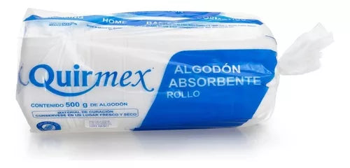 ALGODON ABSORBENTE (Quirmex) Rollo c/500 G.