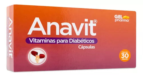 ANAVIT Diabéticos c/30 CÁPSULAS.