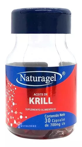 ACEITE DE KRILL (Naturagel) c/30 CAPS. 700 MG.