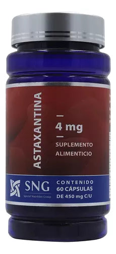 ASTAXANTINA 4 MG. (SNG) c/60 CAPS. 450 MG.