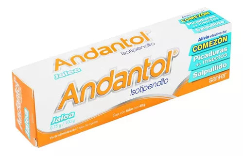 ANDANTOL JALEA TÓPICA Tubo c/40 G. 0.75 G/100 G.