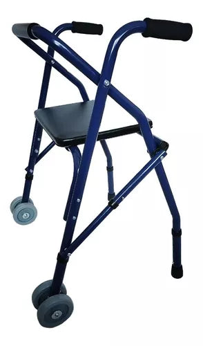 ANDADERA RLLTR SNCLLA PLGBLE ALT AJU. c/RDAS (Color Azul)