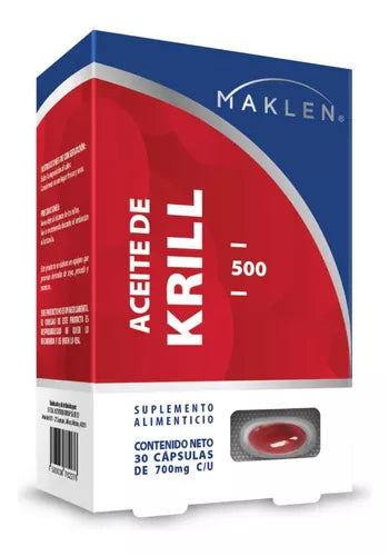 ACEITE DE KRILL (Maklen) c/30 CAPS. 700 MG.