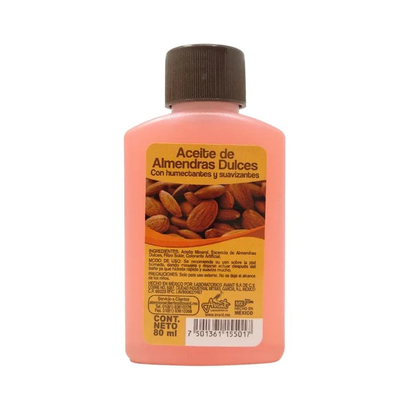 ACEITE de ALMENDRAS DULCES (Avant) Fco. 80 ML.