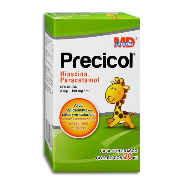 PRECICOL SOLUCIÓN Fco. Gotero 20 ML. 2-100 MG/1 ML.