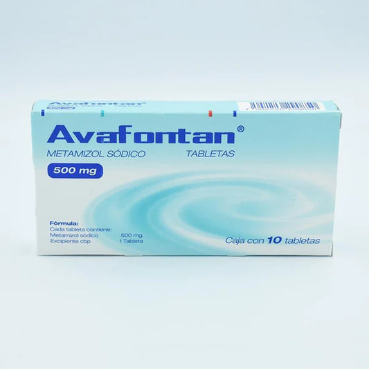 AVAFONTAN c/10 TABS. 500 MG.