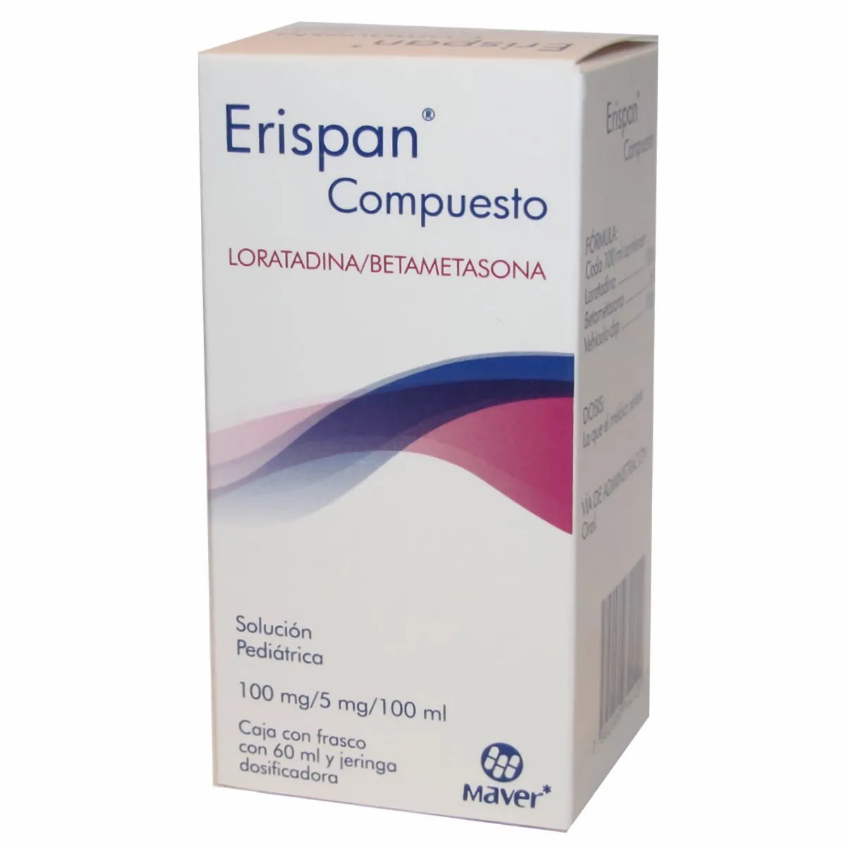 ERISPAN Compuesto SOL. Pedtca. Fco. 60 ML. 100-5 MG/100 ML.