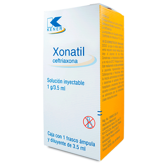 XONATIL I.M. Sol. Iny. c/1 FCO. AMP. 1 G/ 3.5 ML.