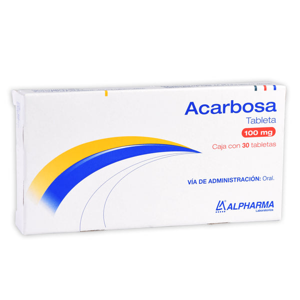 ACARBOSA (Alpharma) c/30 TABS. 100 MG.