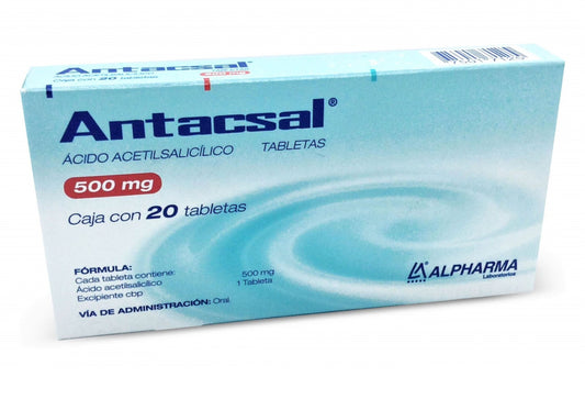 ANTACSAL c/20 TABS. 500 MG.