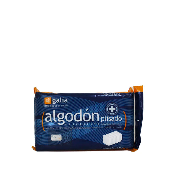 ALGODON ABSORBENTE PLISADO (Galia) Bolsa c/300 G.