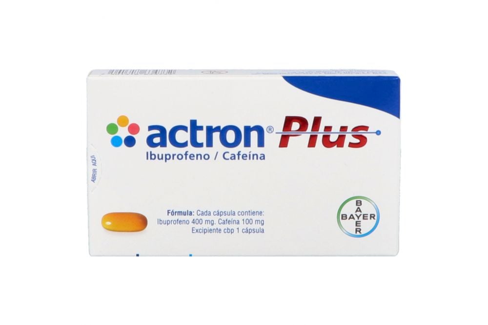 ACTRON PLUS c/10 CAPS. 400/100 MG.