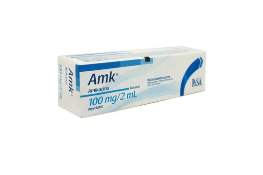 AMK Pedíátrico Sol. Iny. c/1 AMPTA. 100 MG/2 ML.