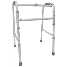 ANDADERA de ALUMINIO FIJA (Eko-Mobility) Color Plata.