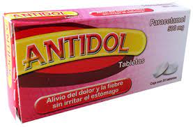 ANTIDOL c/20 TABS. 500 MG.