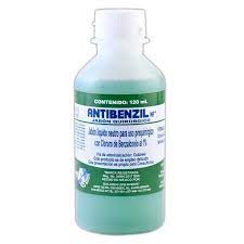 ANTIBENZIL NF Jabón Quirúrgico SOLUCIÓN al 1% Fco. 120 ML.