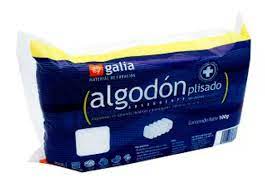 ALGODON ABSORBENTE PLISADO (Galia) Bolsa c/100 G.