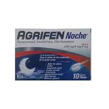 AGRIFEN Noche c/10 TABS. 500/5/4 MG.