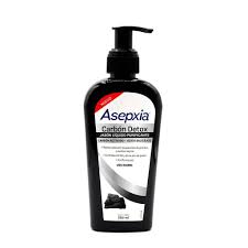 ASEPXIA Carbón Detox JABÓN LÍQUIDO PURFNTE. Fco. c/200 ML.