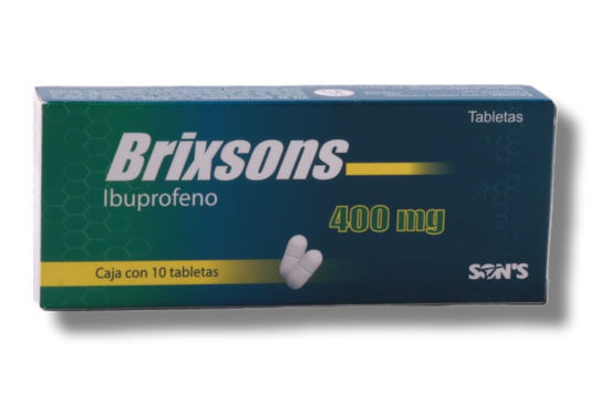 BRIXSONS c/10 TABS. 400 MG.