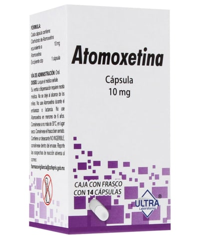 ATOMOXETINA (Ultra) c/14 CAPS. 10 MG.