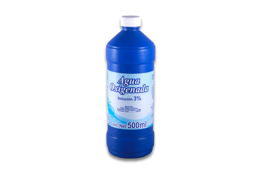 AGUA OXIGENADA (Sanax) SOLUCIÓN al 3% Fco. 500 ML.