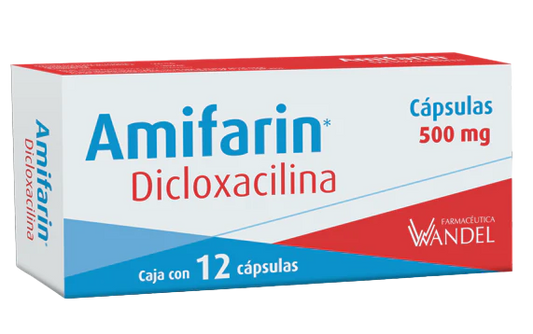 AMIFARIN c/12 CAPS. 500 MG.