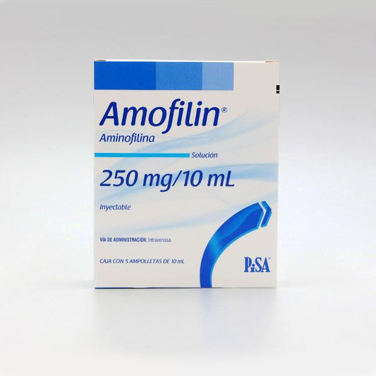 AMOFILIN Sol. Iny. c/ 5 AMPTAS. 250 MG/10 ML.