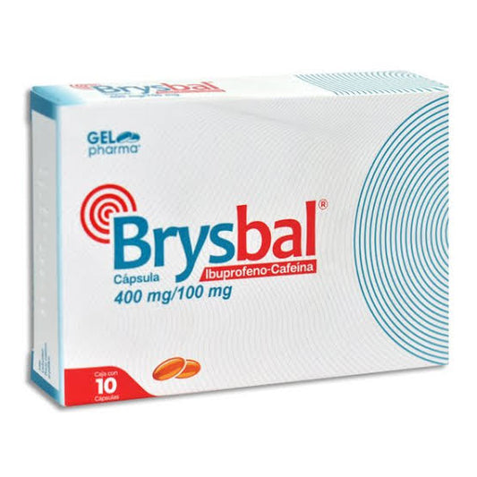 BRYSBAL c/10 CAPS. 400/100 MG.