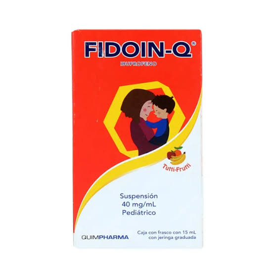 FIDOIN-Q SUSP. PEDTCO. Sab. Tutti-Frutti Fco. 15 ML. 40 MG/1 ML.