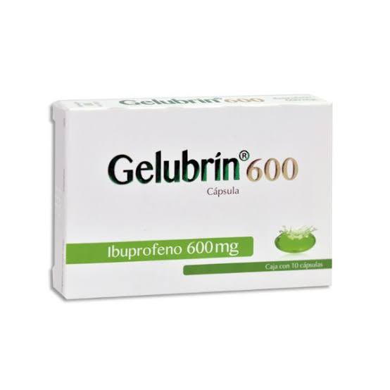 GELUBRÍN c/10 CAPS. 600 MG.
