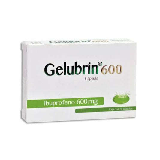 GELUBRÍN c/10 CAPS. 600 MG.