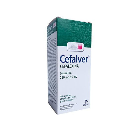 CEFALVER SUSP. Fco. 90 ML. 250 MG/5 ML.